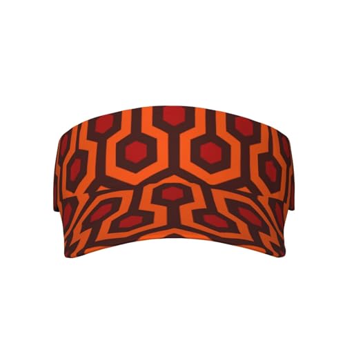 Visera Sombrero para El Sol Impresión De Mirador Brillante Visera De Golf Mujer Clásica Plegable Sombrero De Playa, para Playa, Senderismo, Cámping, 52-63cm