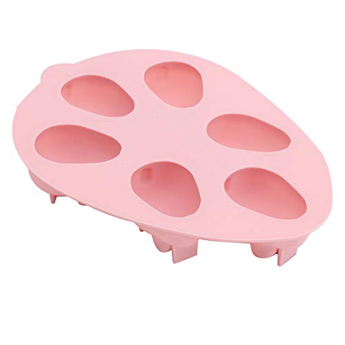 Qioniky Molde del silicón del Conejo, Cacerola no tóxica del Molde del Conejo, Silicona Reutilizable para la Cocina((Pink)) Cover