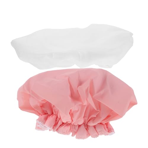 HONMEET 2個設計大 ヘア 性用 ヘア 帽 ート カー み髪対応 ディ ニング 果向