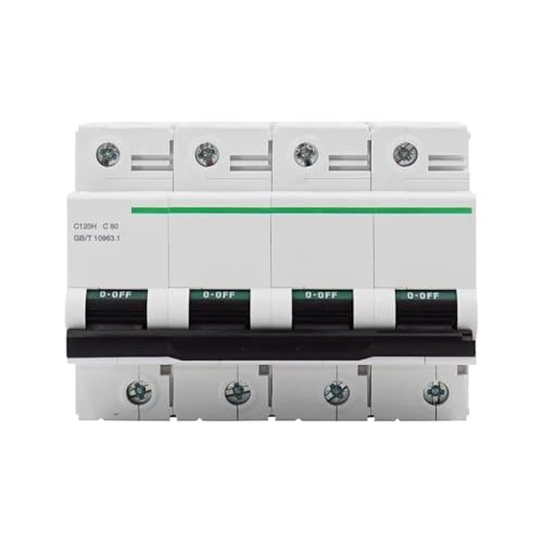 Disjoncteur 4p 80A 10kA type C120H courbe C pour puissance élevée