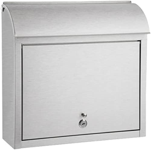 Stainless Steel Wall Mount Mailboxes Letterbox Posts Mail Drop Collection Boxes Mailbox Covers #TOP23
