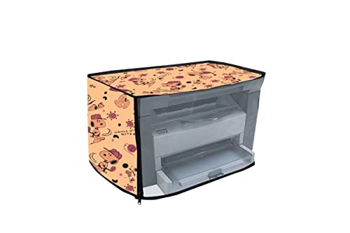 Image of Printer Cover for HP 1005 Printer with Zipper for Dust Protection (Orange Dog)