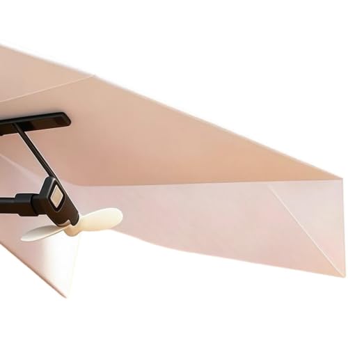 Avión de papel de control remoto plegable y de estructura ligera 6