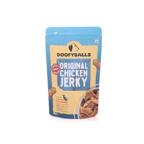 Doofyballs- for your furry bundle of joy Chicken Jerky | Dried Chicken Jerky Dog Treat For All Breed Dogs | No Artificial Flavours & Preservatives Added | 100% Gluten & Grain Free, Young Adult (B09WB27FJ1) Amazon Price History, Amazon Price Tracker