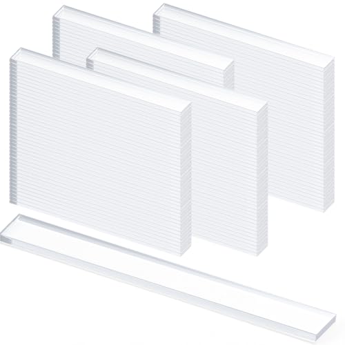 100 Pcs 0.040" X1/4" X 2" Clear Setting Blocks for Glass Shims