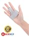 Produktbild Verbesserte Version | MedicHelp® Einstellbare Trigger Finger Schiene mit innovativen Schaum für maximalen Komfort - Grau | Designed in the UK