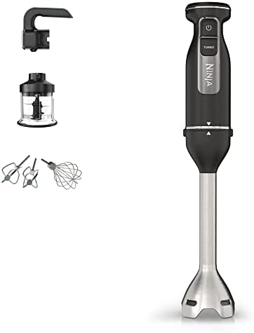 Ninja Foodi 3-in-1 Hand Blender, Hand Mixer & Chopper [CI100UK] 850W, Black