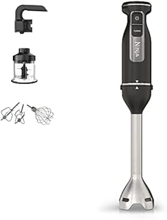 Ninja Foodi 3-in-1 Hand Blender, Hand Mixer & Chopper [CI100UK] 850W, Black