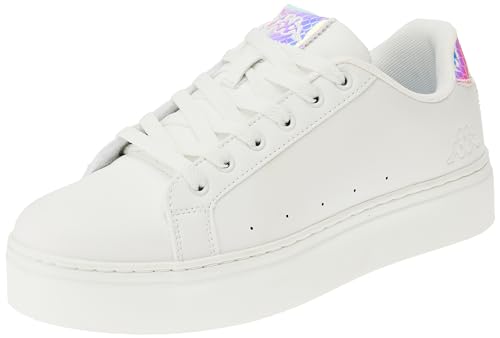 Kappa Logo Isabel, Zapatillas para Caminar Mujer, White Iridescent, 38 EU