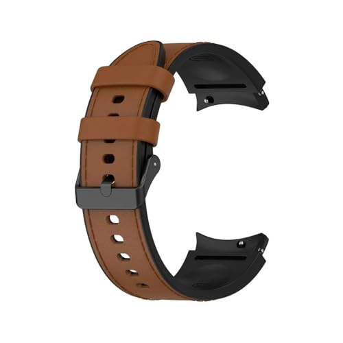 MEVMEVGNLN Fit For Samsung For Galaxy Watch 7 6 5 Pro�o���h Watch6 Classic 47 43 46mm �����p�X�g���b�v For Correa�u���X���b�g�ɓK��(BrB,Watch 6 Clas