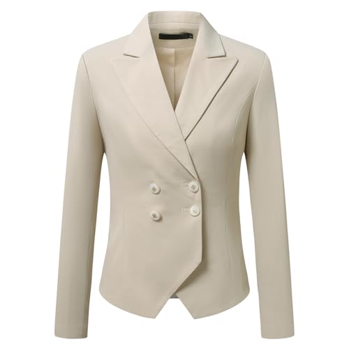 Blazer business veste élégante croisée pour femme au style soigné et épuré