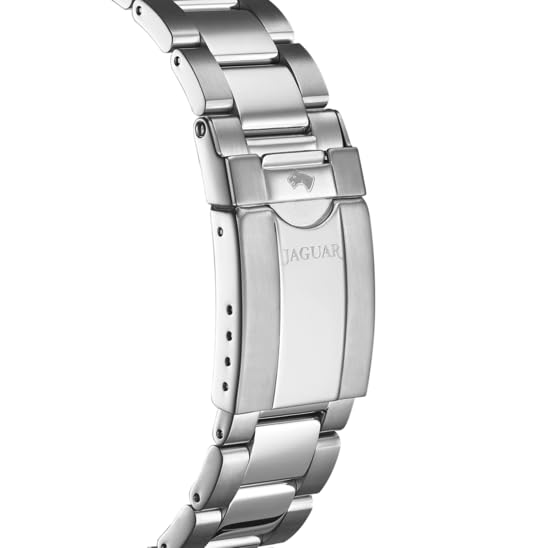 Image secondaire de JAGUAR Montre modèle J860 / B de la Collection Executive, boîtier Vert 43,5 mm avec Bracelet Acier pour Homme J860/B