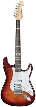 Washburn Sonamaster SDFSB Deluxe Electric Guitar, Sunburst (SDFSB)