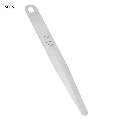 Fafeicy Spessimetro, 5 Pezzi Spessimetro 0,1 Mm