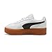 PUMA Women's Palermo Elevata Shoes, Puma White/Gum 8.5 Medium