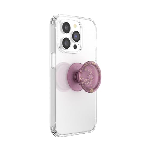 PopSockets Translucent Phone Grip with Expanding Stand, PopSockets for Phone, Translucent PopGrip - Celestial Mauve