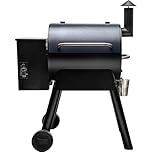 Traeger Grills Pro 22 Electric Wood Pellet Grill and Smoker, Blue, 572 Square Inches Cook Area, 450 Degree Max Temperature, Meat Probe, 6 in 1 BBQ Grill