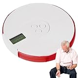 Pillendose mit Alarm – 7 Tage zeitgesteuerte Medikamentenaufbewahrung, bis zu 4 Benachrichtigungen pro Tag, großer digitaler Bildschirm, kompakter, tragbarer PP-Organizer, sicheres Privatsphäre-Design