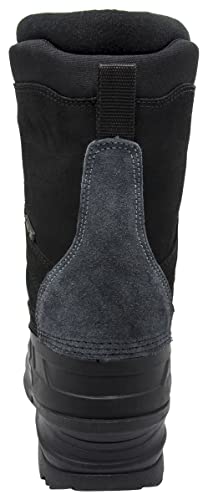 Kamik Men's Nation Plus Snow Boot, Black/Charcoal, 8.5 W US3