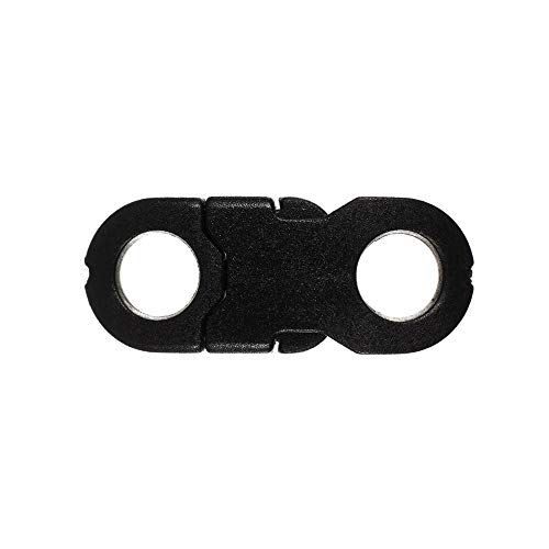 Paracord Planet Breakaway Side Release Buckles - 5 mm Diameter (Black, 10-Pack)