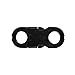 Breakaway Side Release Buckles - 5 mm Diameter (Black, 20-Pack)