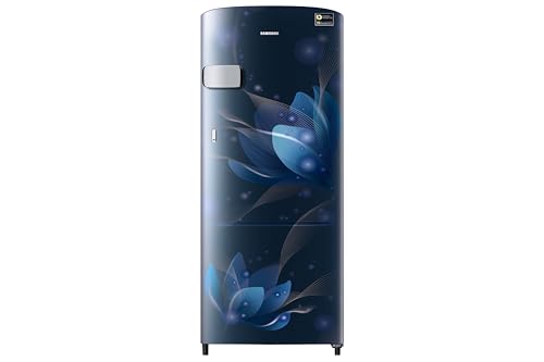 Image of Samsung 192 L 3 star Inverter Direct Cool Single Door Refrigerator Appliance (RR20A1Y2YU8 /HL, Saffron Blue)