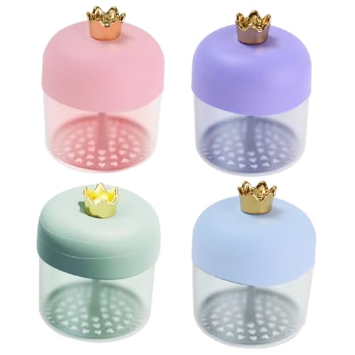 NIYANGLE 4Piezas Fabricante De Espuma Facial Dispositivo Para Espuma Limpiadora Taza Para Espuma De Limpiador Facial Para Mujeres y Niñas