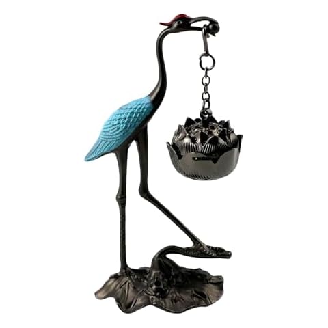 LOVIVER Crane Incense Burner for Meditation Cover