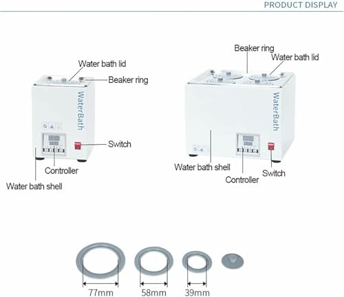 Elektryczna kąpiel wodna, termostatyczny sprzęt laboratoryjny do naukowego ogrzewania, precyzyjna stała temperatura, termostat laboratoryjny 1/2/4/6 otworów