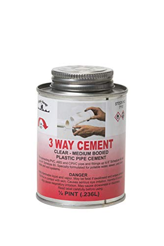 Cemento para PVC Black Swan 8oz Transparente miniatura 1