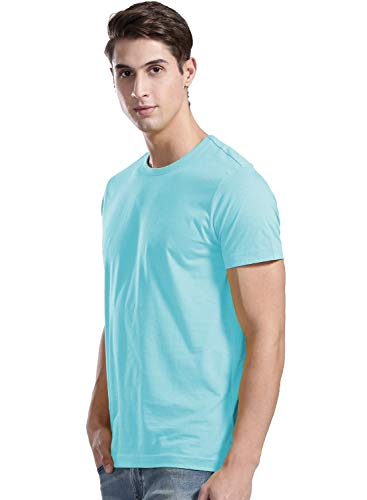 Image of ADRO Men's Cotton Solid Regular Fit T-Shirt