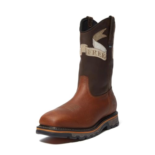 Timberland PRO Men's True Grit Pull on Soft Toe Waterproof Industrial Western Work Boot