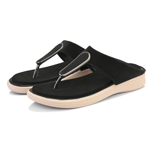 Image of Centrino Women's Wedge Heel Sandals | Stylish Slip-On Sandals for Ladies | Soft Cushioned Footbed for Comfort | Elegant & Trendy Design | Lightweight and Durable Fashion Footwear (9415)