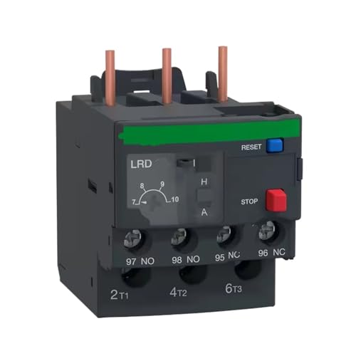Relé térmico LRD14 7-10A con abrazadera de tornillo y contactos 1NO+1NC