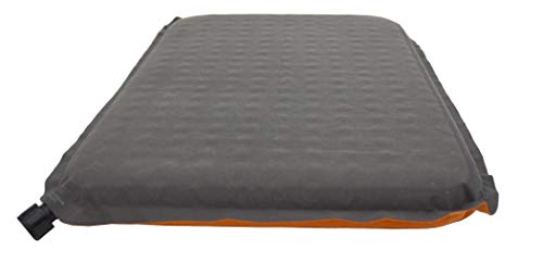 TETON Sports Cojín de Asiento de Acampada; Asiento de Estadio; Silla de Oficina; Almohadilla de Coche; Inflable, Naranja, 40 x 12 x 1.5 Pulgadas