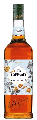 Giffard - Sirop Saveur Caramel Salé - Recette et Fabrication Françaises - Gourmand et Equilibré - 1 Litre Cover