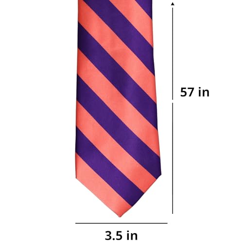 Image of tiemart Men's Striped Tie Standard Length