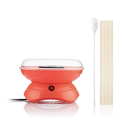 Modeszvous – Zuckerwattemaschine zu Hause – Gerät für zu Hause – Retro – Rot – Verwendung von gewöhnlichem Zucker oder… – Bild 3