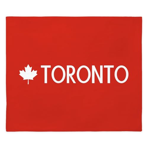 CafePress Toronto (White Maple Leaf) King Duvet Cover, Printed Comforter Cover, Unique Bedding