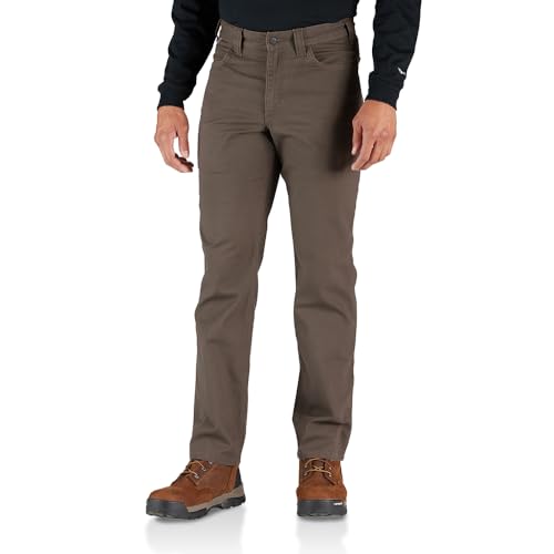 Carhartt Men's FR Relaxed Straight Rigby Pant, Dark Coffee, W34 x L34 - image 1