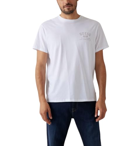 T-Shirt Eco Basic Classic Collegiate Homme Guess en Coton