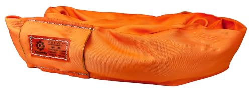 Power Lift PL11x26' Orange Polyester Round Sling (53,000 lb. WLL) – Various Sizes