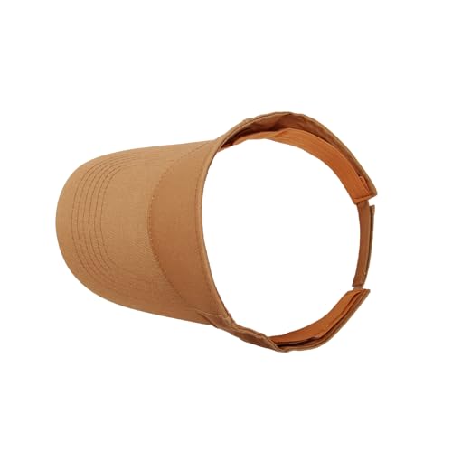 Image of ANDICEQY Sport Sun Visor Hats Adjustable Empty Top Baseball Cap Cotton Ball Caps for Women and Men