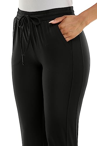 Zac & Rachel Women's Pull on Jogger Pant with Tie Front and Side Pockets2