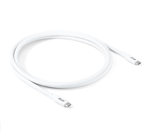 Club 3D Lifestyle - Cavo Usb-C Pd 240 W, 20 Gbps, 2 M, Colore: Bianco