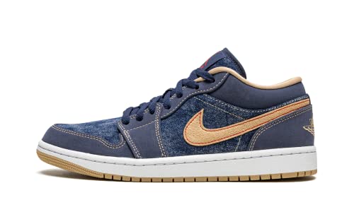 Nike Men's Air Jordan 1 Low Se Midnight Navy/Hemp, Midnight Navy/Hemp, 11