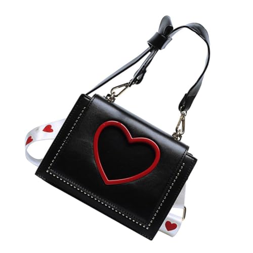 Sac à bandoulière de style coréen love lady, sac à main exquis et fourre-tout tendance