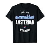 Horizonte de lugares de interés de Ámsterdam Camiseta