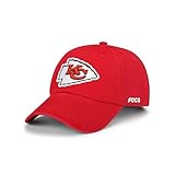 FOCO Kansas City Chiefs NFL Primary Logo Casual Cap - Red