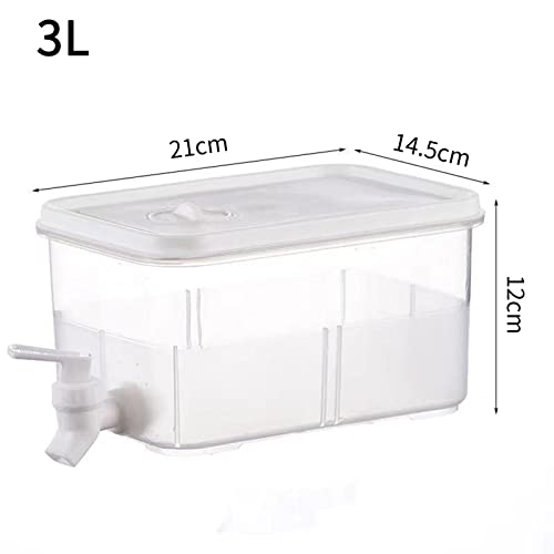 Image of The Style Sutra Clear Cool Water Bucket with Faucet Kitchen Gadgets ABS for Home Parties 3L|Home & Garden | Kitchen Dining & Bar | Dinnerware & Serving Dishes |1 Piece Cold Kettle With Faucet